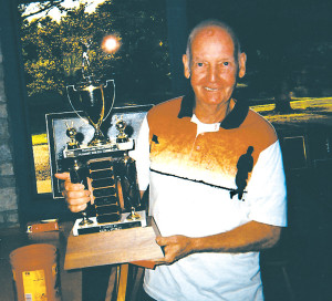 Carl Tharp was the winner of the low gross of the Old Timer’s Golf Club tournament.