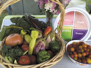 submitted photoSome of the vegetables harvested from the Haven Garden.