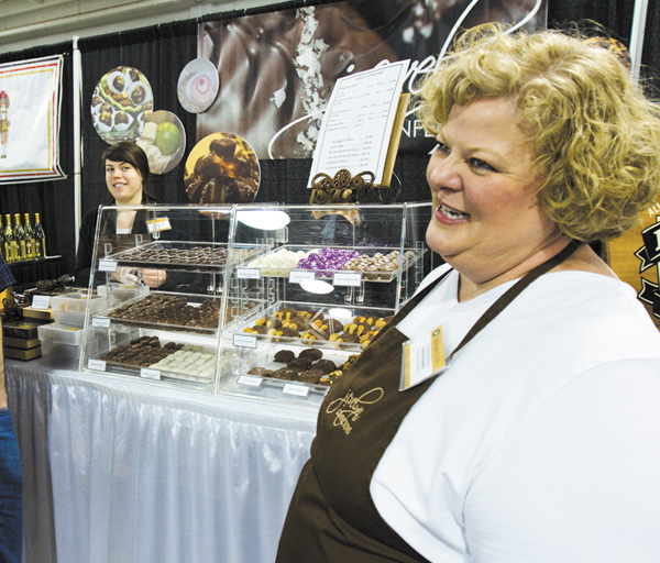 submitted photoChocolatier Jayne Hoadley of J. Evelyn in Greenfield will be at the Indiana Artisans Marketplace.