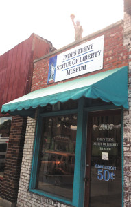Ethel Winslow/Weekly ViewIndy’s Teeny Statue of Liberty Museum is an arts and cultural destination on East 10th St.