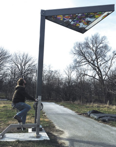 submitted photoThe Ka-Bike-O-Scope near the Barth Ave. bridge has been very successful.