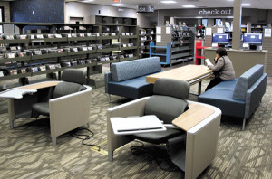 submitted photoThe new Marketplace for the Warren Branch was designed for exhibits and displays.