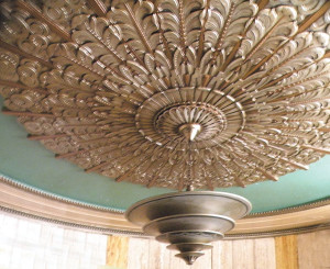 Paula Nicewanger/Weekly ViewThe Art Deco chandelier over the staircase will be restored.