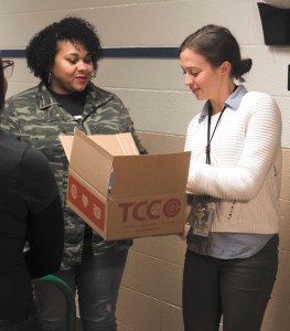 submitted photoTCC provided supplies to teachers at George S. Buck Elementary School.