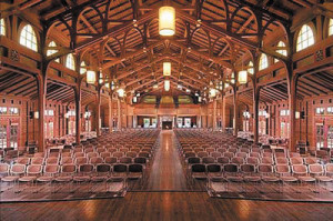 Paula Nicewanger/Weekly ViewThe Merrill Hall. Check out those rafters!