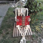 submitted photoA patron savoring his (hers?) new weight-loss book.